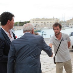 Fausto Bertinotti in visita a Trani