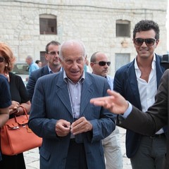 Fausto Bertinotti in visita a Trani