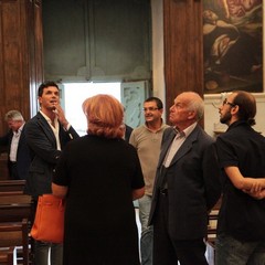 Fausto Bertinotti in visita a Trani