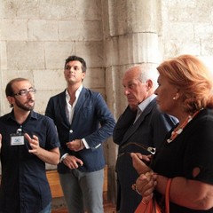 Fausto Bertinotti in visita a Trani