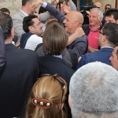 Riserbato sindaco, i festeggiamenti al comitato elettorale