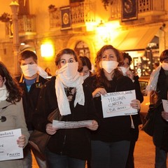 Flash mob a Trani contro la violenza sulle donne