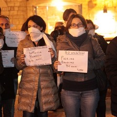 Flash mob a Trani contro la violenza sulle donne