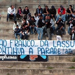 Striscione per Franco Mancini