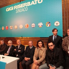 Presentazione della coalizione di centrodestra con Gigi Riserbato sindaco