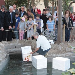 Inaugurazione del parco di villa Bini