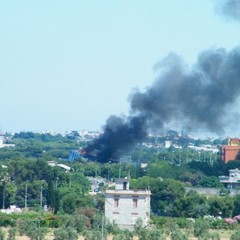 Foto scattate alle ore 14:45 da un attico nei pressi del bar Ervin, in Via Genova