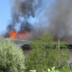 Incendio in una villa a Matinelle