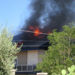 Incendio in una villa a Matinelle