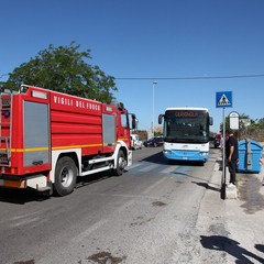 In fiamme i pannelli solari di una villa a Matinelle