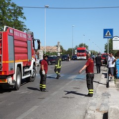 In fiamme i pannelli solari di una villa a Matinelle