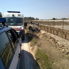 Incidente stradale sulla Trani-Andria