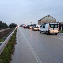 Incidente sulla Trani-Corato, strada chiusa al traffico