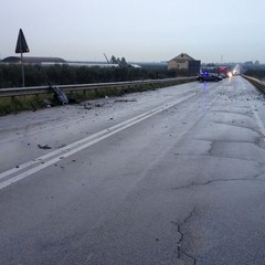 Incidente sulla Trani-Corato, strada chiusa al traffico
