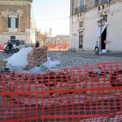 Lavori in via Statuti Marittimi a Trani