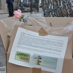 Raccolta differenziata dell'umido all'interno del cimitero di Trani