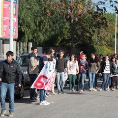 Manifestazione in difesa dell'ospedale di Trani