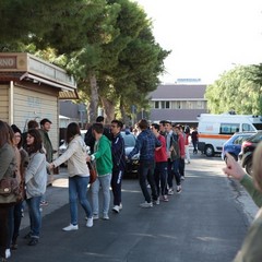 Manifestazione in difesa dell'ospedale di Trani