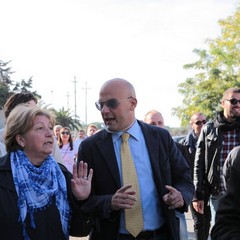 Manifestazione in difesa dell'ospedale di Trani