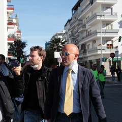 Manifestazione in difesa dell'ospedale di Trani