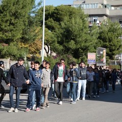 Manifestazione in difesa dell'ospedale di Trani