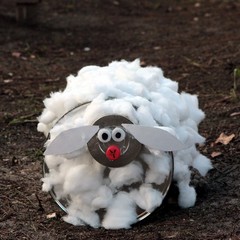 Presepe "ecosostenibile" realizzato da Asi all'interno del parco di Villa Bini