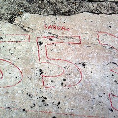 Scritte sulla chiesa di Sant'Agostino