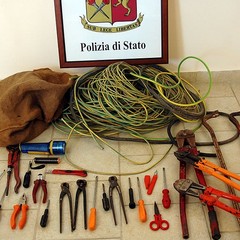 Sequestro materiale da scasso