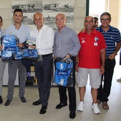 Il sindaco Riserbato visita lo stadio di Trani