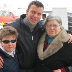 Stefano Scarpa, festa in famiglia sul porto