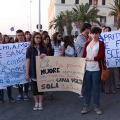 Gli studenti di Trani in marcia contro la violenza