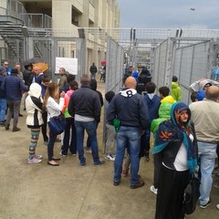 Trani-Andria, il clima fuori dallo stadio