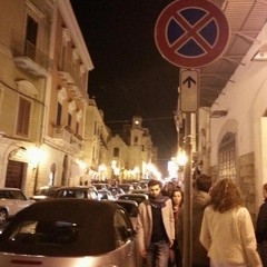 Caos nel centro di Trani e sul porto