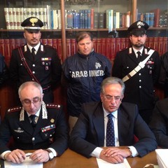 Spaccio, conferenza stampa dei Carabinieri