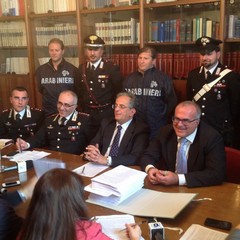 Spaccio, conferenza stampa dei Carabinieri
