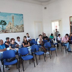 Conferenza stampa sul depuratore di Trani