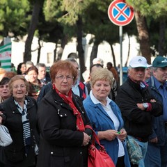 Corteo dei sindacati a Trani