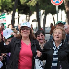 Corteo dei sindacati a Trani