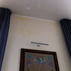 Pareti danneggiate nel Comune di Trani