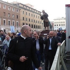 Don Francesco Ferrante in pellegrinaggio a Roma