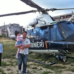 A Sant'Angelo atterra l'elicottero dei Carabinieri