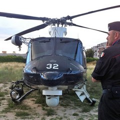 A Sant'Angelo atterra l'elicottero dei Carabinieri