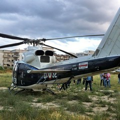 A Sant'Angelo atterra l'elicottero dei Carabinieri