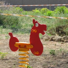 Giostrine nella Villa Bini