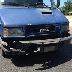 Incidente sulla strada statale 16 bis