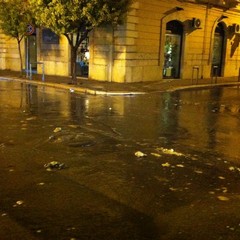 Maltempo a Trani: allagamenti e disagi