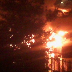 Incendio in via Pugliese