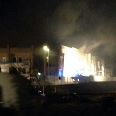 Incendio capannone Andria Trani