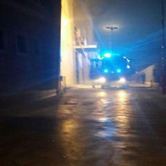 Incendio capannone Andria Trani