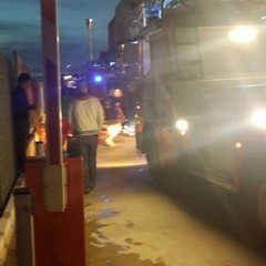 Incendio capannone Andria Trani